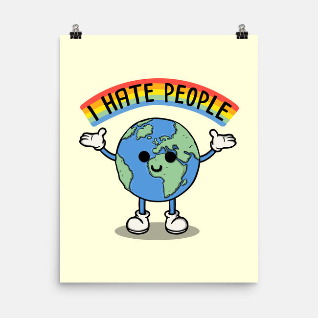 Earth Hates People-None-Matte-Poster-Melonseta