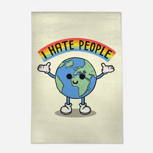 Earth Hates People-None-Indoor-Rug-Melonseta