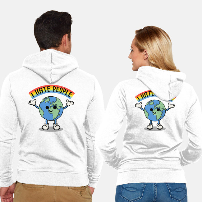 Earth Hates People-Unisex-Zip-Up-Sweatshirt-Melonseta