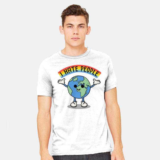 Earth Hates People-Mens-Heavyweight-Tee-Melonseta