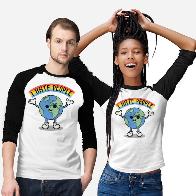 Earth Hates People-Unisex-Baseball-Tee-Melonseta