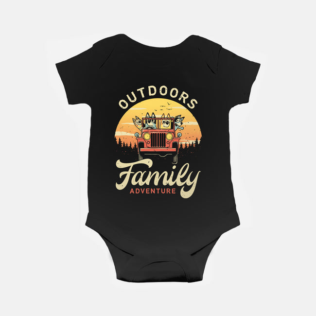 Outdoors Heelers-Baby-Basic-Onesie-retrodivision