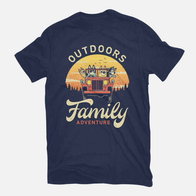 Outdoors Heelers-Youth-Basic-Tee-retrodivision