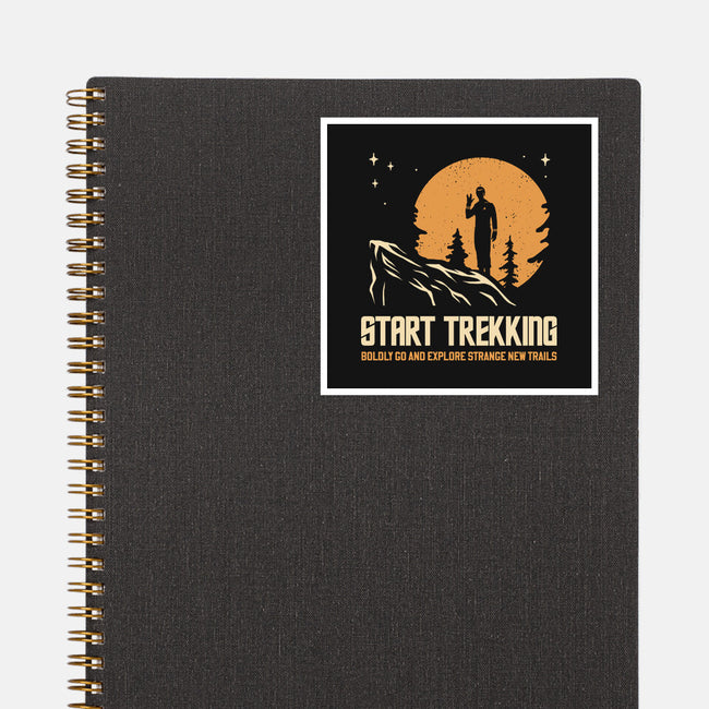 Start Trekking-None-Glossy-Sticker-retrodivision