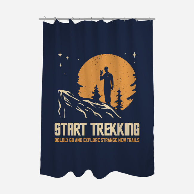 Start Trekking-None-Polyester-Shower Curtain-retrodivision