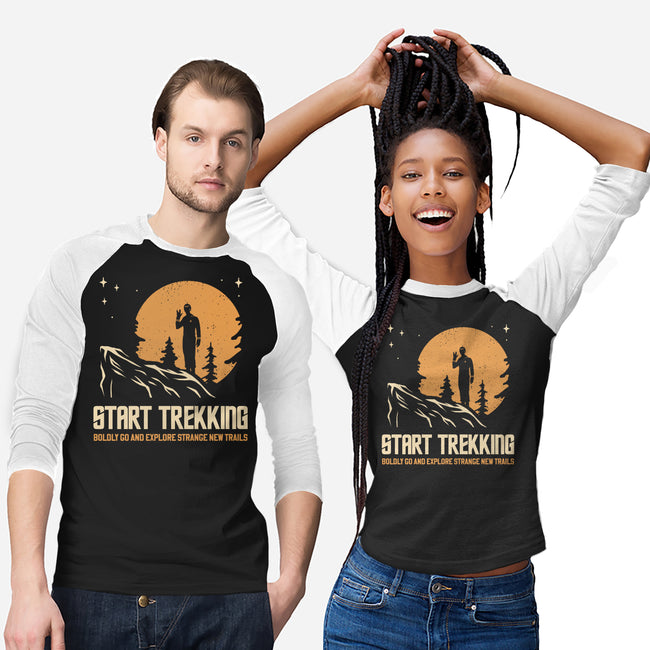 Start Trekking-Unisex-Baseball-Tee-retrodivision