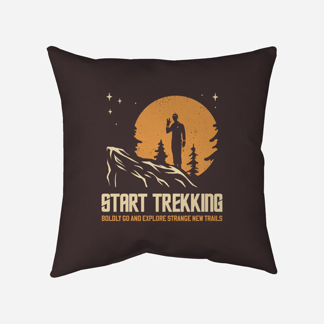 Start Trekking-None-Removable Cover-Throw Pillow-retrodivision