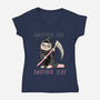 Another Day Another Slay-Womens-V-Neck-Tee-glitchygorilla