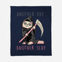 Another Day Another Slay-None-Fleece-Blanket-glitchygorilla