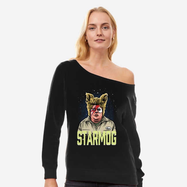 Starmog-Womens-Off Shoulder-Sweatshirt-zascanauta