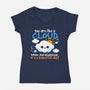 Like A Cloud-Womens-V-Neck-Tee-NemiMakeit