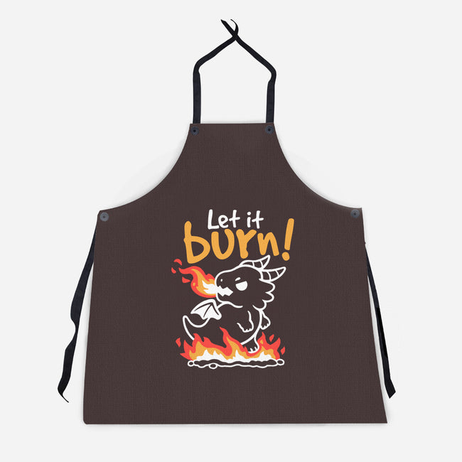 Let It Burn-Unisex-Kitchen-Apron-NemiMakeit