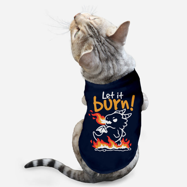 Let It Burn-Cat-Basic-Pet Tank-NemiMakeit