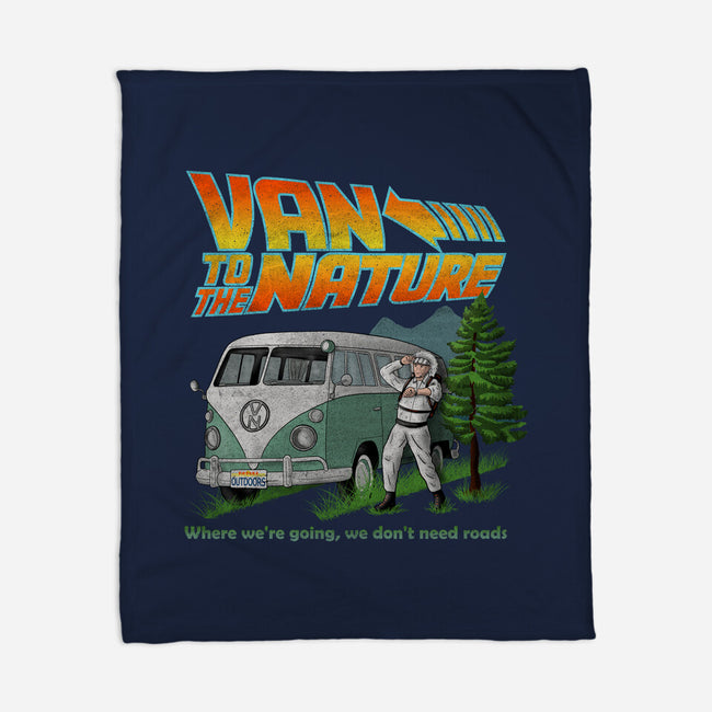 Van To The Nature-None-Fleece-Blanket-NMdesign