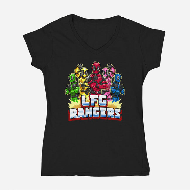 LFG Rangers-Womens-V-Neck-Tee-Andriu