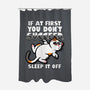 Sleep It Off-None-Polyester-Shower Curtain-Boggs Nicolas