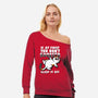 Sleep It Off-Womens-Off Shoulder-Sweatshirt-Boggs Nicolas