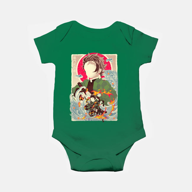 Great Wave Tanjiro-Baby-Basic-Onesie-hypertwenty