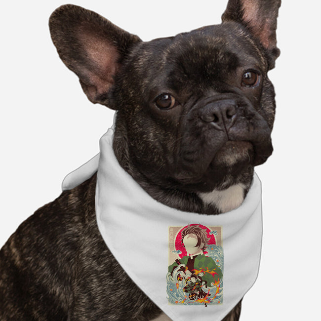 Great Wave Tanjiro-Dog-Bandana-Pet Collar-hypertwenty