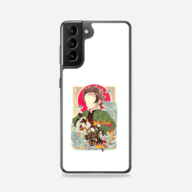 Great Wave Tanjiro-Samsung-Snap-Phone Case-hypertwenty