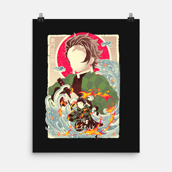 Great Wave Tanjiro-None-Matte-Poster-hypertwenty