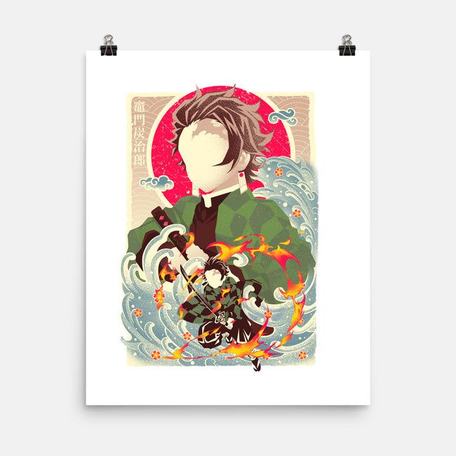 Great Wave Tanjiro-None-Matte-Poster-hypertwenty