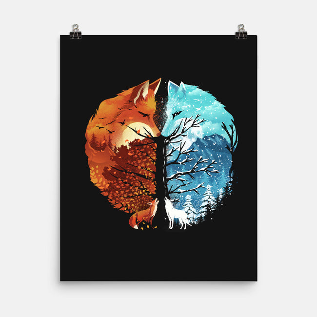 Fire And Ice-None-Matte-Poster-dandingeroz