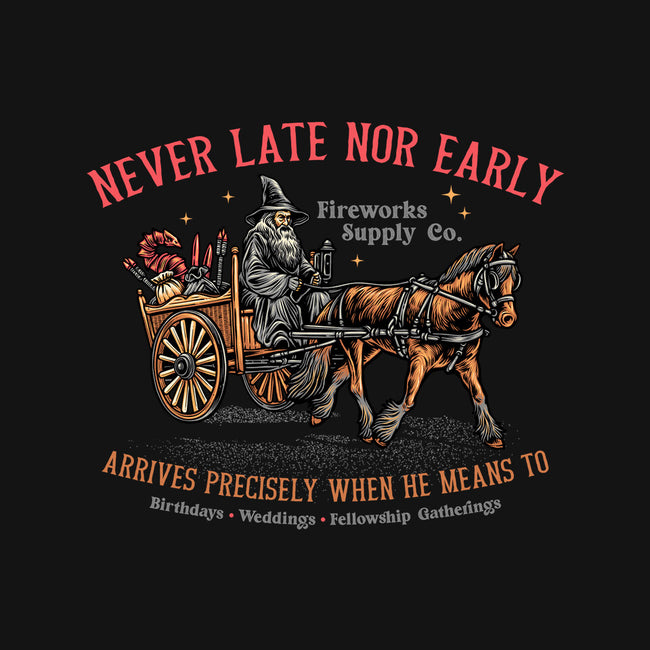 Never Late Nor Early-None-Matte-Poster-glitchygorilla