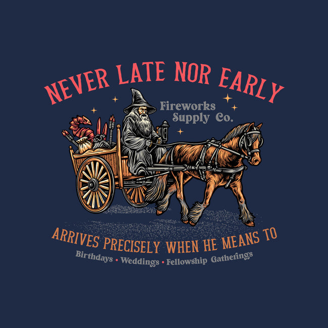 Never Late Nor Early-Unisex-Kitchen-Apron-glitchygorilla