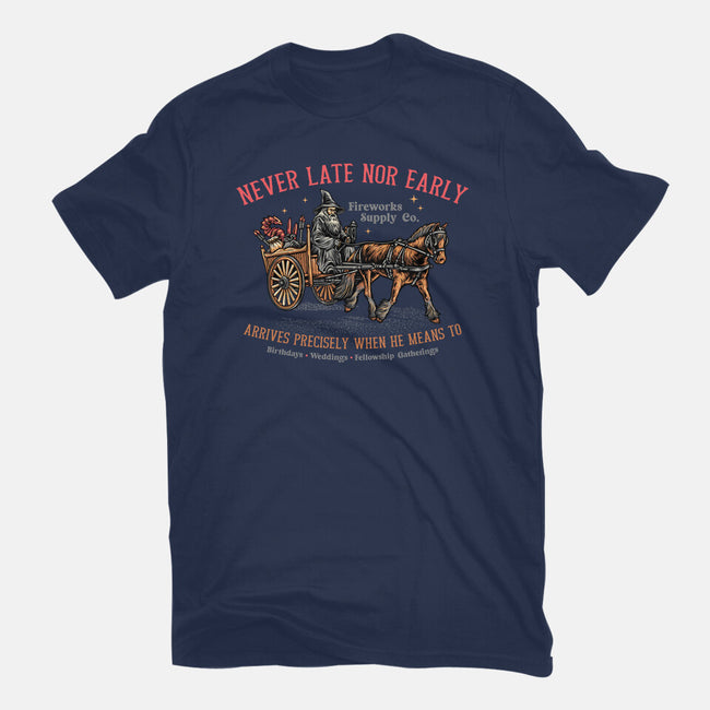 Never Late Nor Early-Youth-Basic-Tee-glitchygorilla