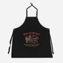 Never Late Nor Early-Unisex-Kitchen-Apron-glitchygorilla