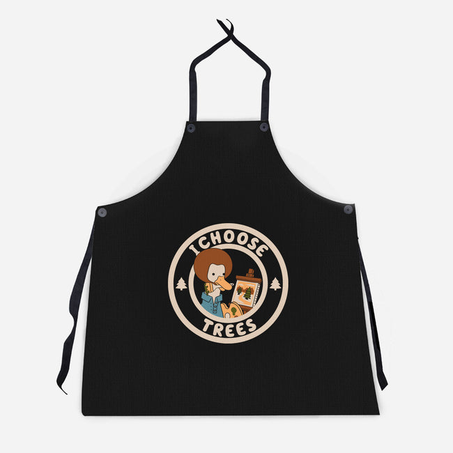 I Choose Trees-Unisex-Kitchen-Apron-naomori