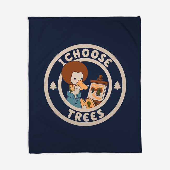 I Choose Trees-None-Fleece-Blanket-naomori