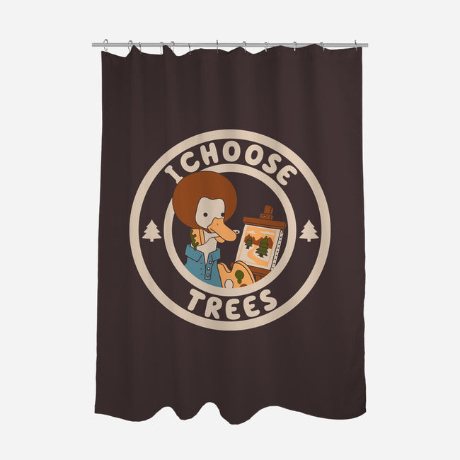 I Choose Trees-None-Polyester-Shower Curtain-naomori