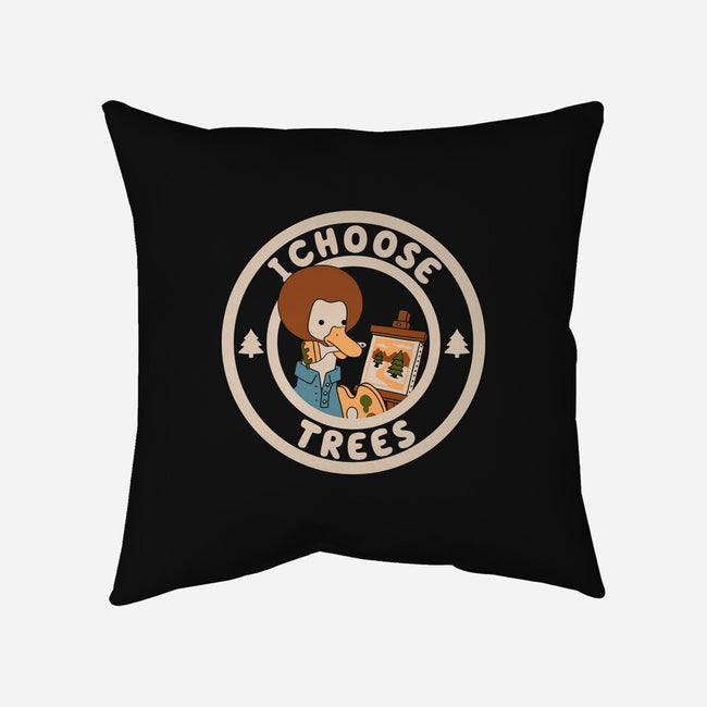 I Choose Trees-None-Non-Removable Cover w Insert-Throw Pillow-naomori