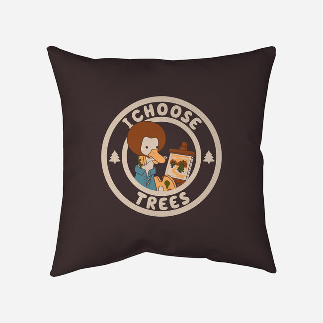 I Choose Trees-None-Non-Removable Cover w Insert-Throw Pillow-naomori