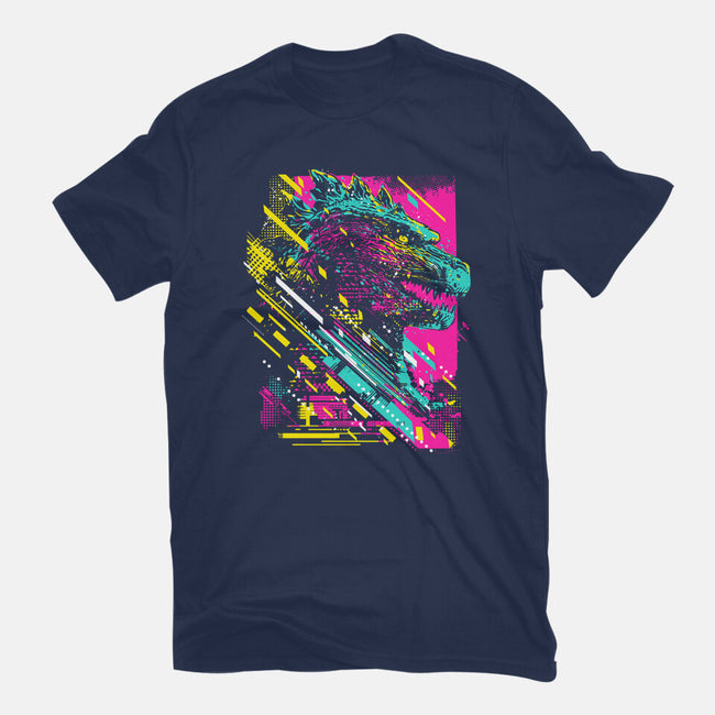 Synth Kaiju-Womens-Basic-Tee-kharmazero