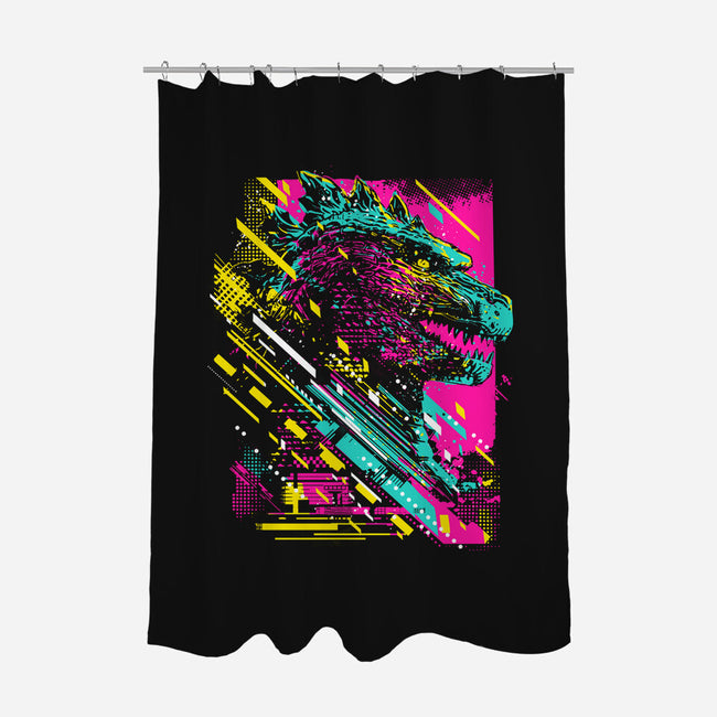 Synth Kaiju-None-Polyester-Shower Curtain-kharmazero