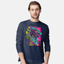 Synth Kaiju-Mens-Long Sleeved-Tee-kharmazero