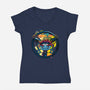 Animal Joe-Womens-V-Neck-Tee-Samuel