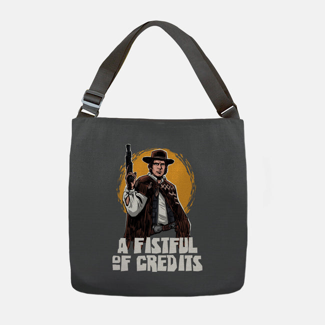 A Fistful Of Credits-None-Adjustable Tote-Bag-zascanauta