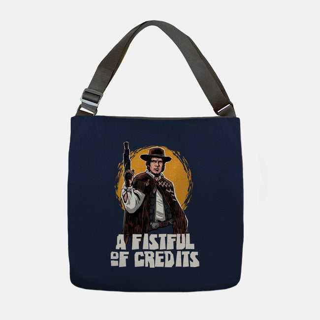 A Fistful Of Credits-None-Adjustable Tote-Bag-zascanauta