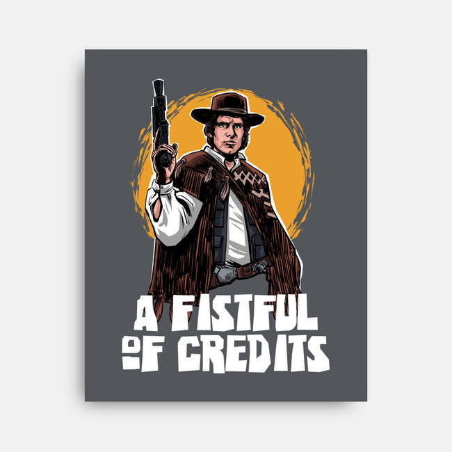 A Fistful Of Credits-None-Stretched-Canvas-zascanauta