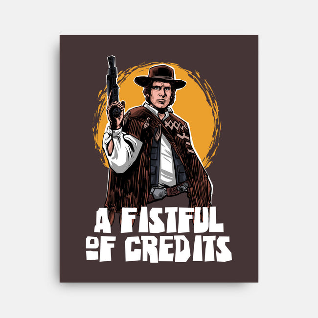 A Fistful Of Credits-None-Stretched-Canvas-zascanauta