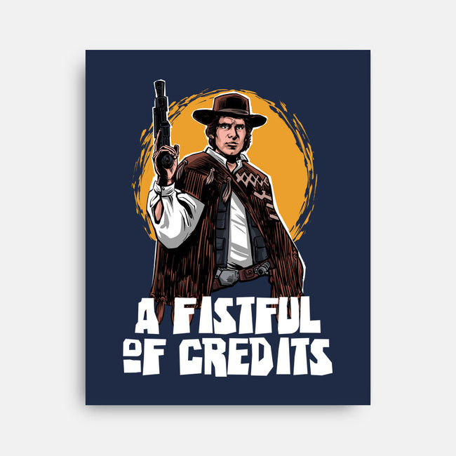 A Fistful Of Credits-None-Stretched-Canvas-zascanauta