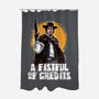 A Fistful Of Credits-None-Polyester-Shower Curtain-zascanauta