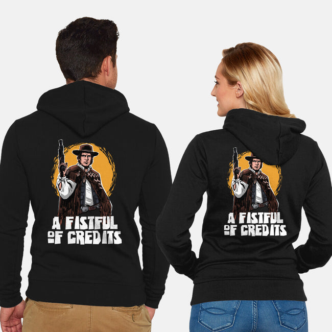 A Fistful Of Credits-Unisex-Zip-Up-Sweatshirt-zascanauta