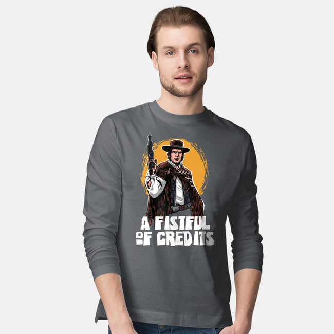 A Fistful Of Credits-Mens-Long Sleeved-Tee-zascanauta