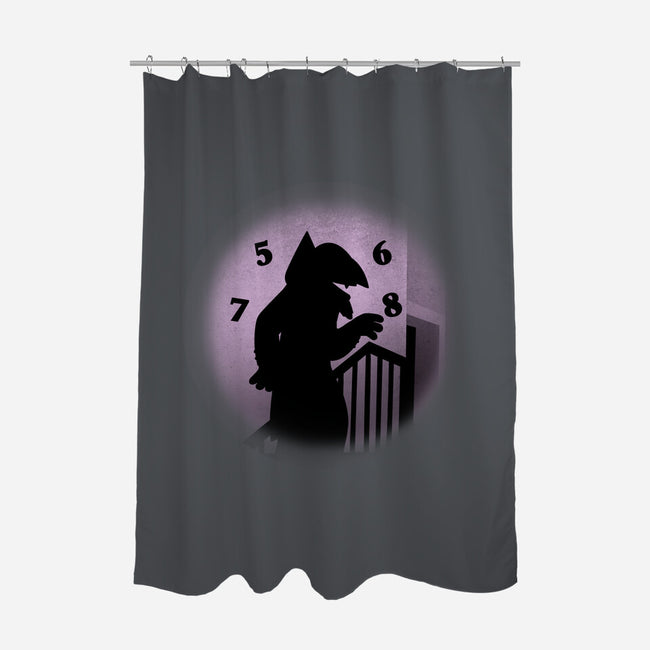 Countferatu-None-Polyester-Shower Curtain-Raffiti