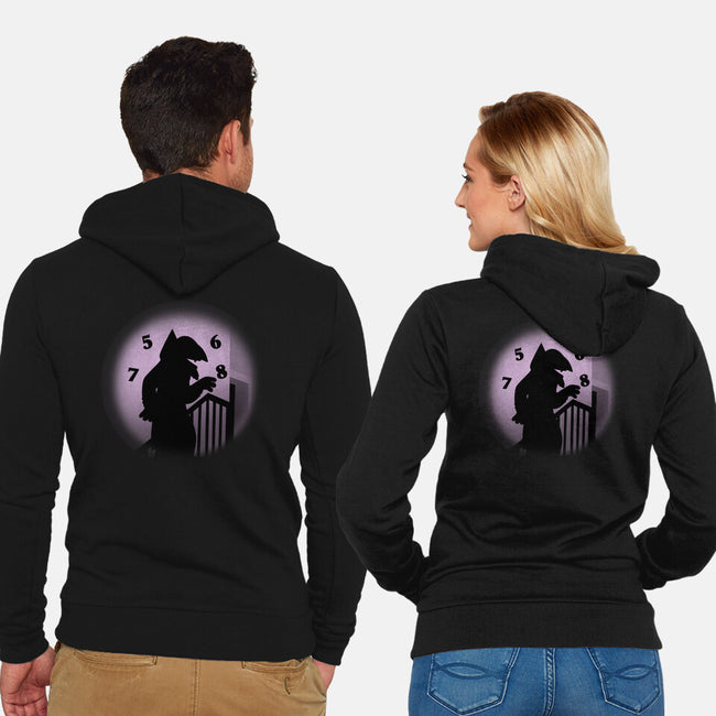 Countferatu-Unisex-Zip-Up-Sweatshirt-Raffiti